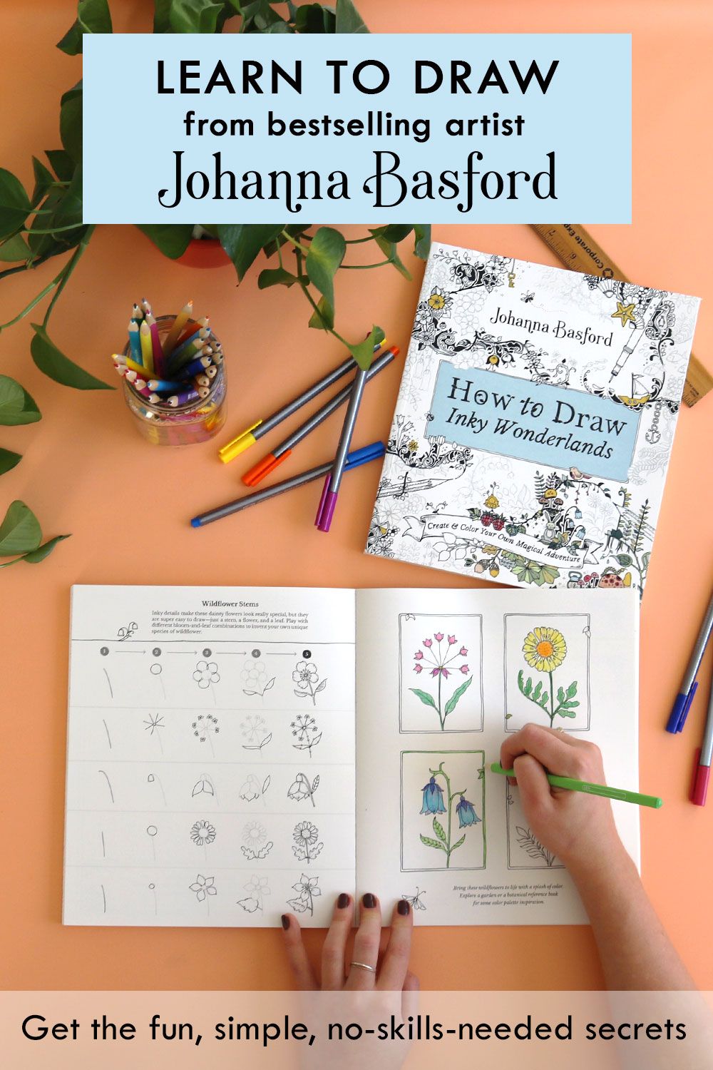 How to Draw Inky Wonderlands: Create and Color Your Own Magical Adventure